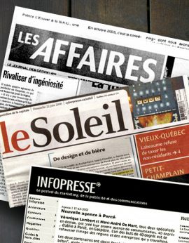 Journal Les Affaires // Le Soleil // Infopresse